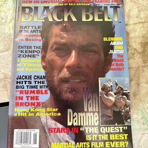 Black Belt Magazine June 1996 Jean Claude Van Damme Jackie Chan